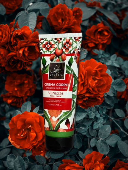 Lady Venezia Crema Corpo Idratante e Profumata Venezia Rosa e Mora 200ml