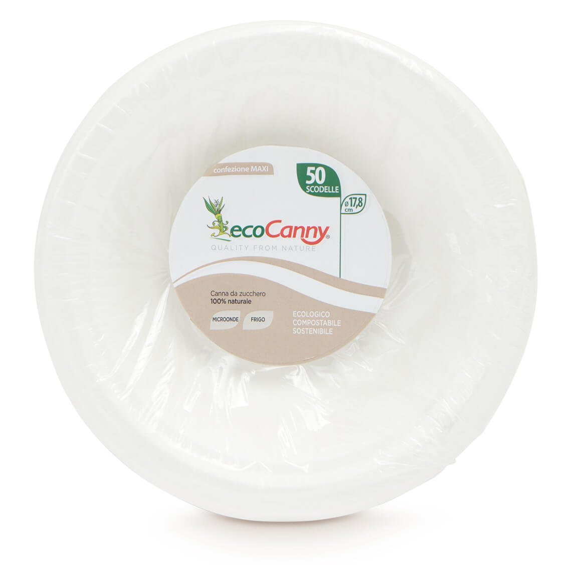 EcoCanny Ciotole Monouso Ecologico 450ml - 50pz