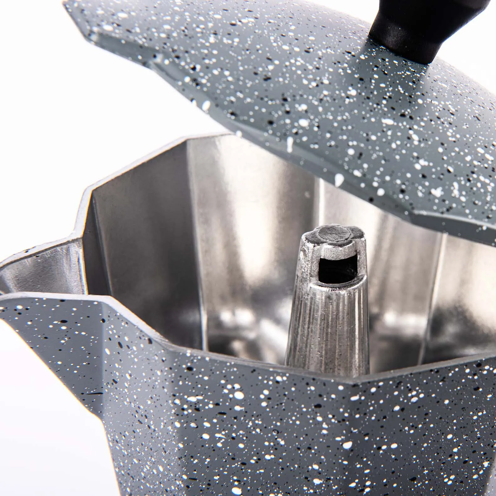 DC Casa Caffettiera Effetto Pietra Diamante 6 Tazze - immagine 4