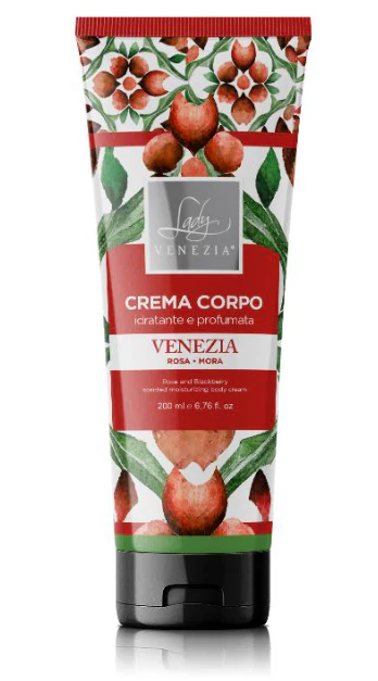 Lady Venezia Crema Corpo Idratante e Profumata Venezia Rosa e Mora 200ml - immagine 2