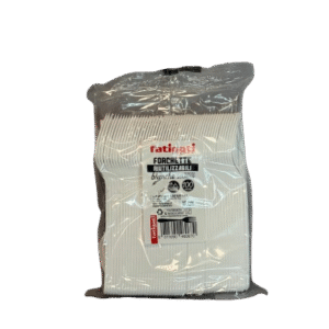 Fatigati Forchette in Flastica Riutilizzabili Bianche 100pz