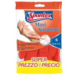Spontex Maxi Sensation Guanti Domestici in Lattice